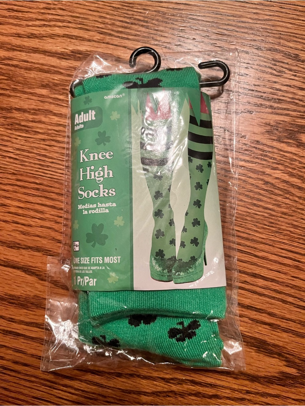 Leg Avenue Green Shamrock Knee High Socks
